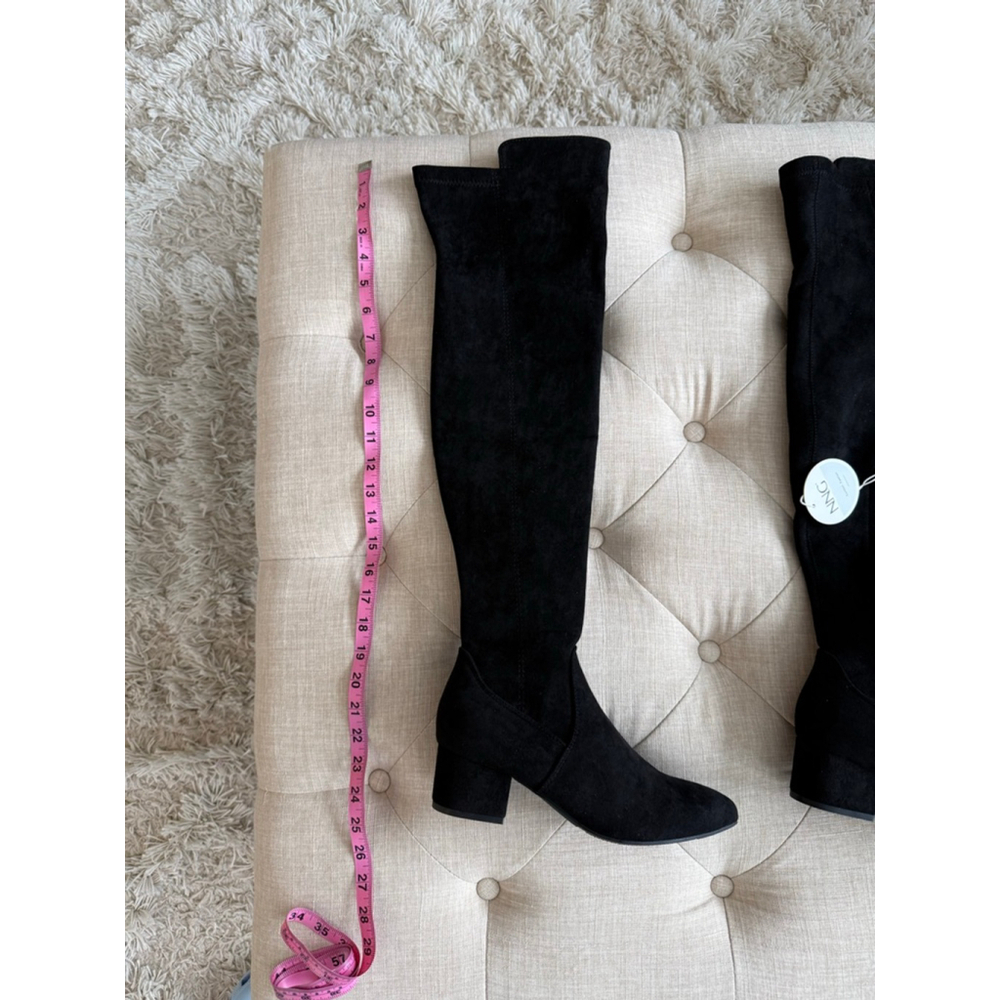 Women's NNG Black Over the Knee Boots Size 40 (9) - Picture 8 of 11